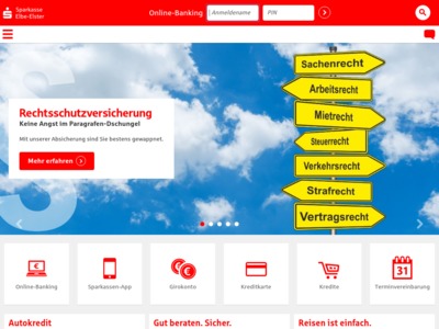 sparkasse elbe elster online